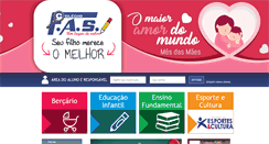 Desktop Screenshot of colegiofas.com.br